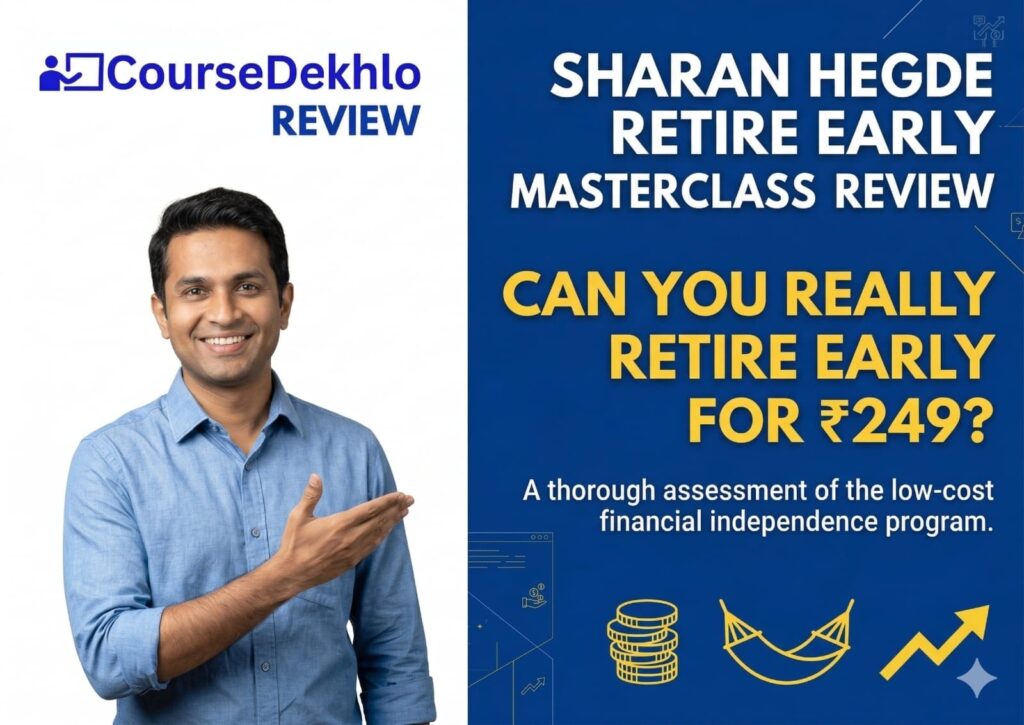 CourseDekhlo Review: Sharan Hegde Retire Early Masterclass for ₹249.