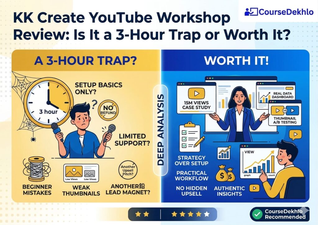 KK Create YouTube Workshop Review Is it a 3-Hour Trap or Worth it