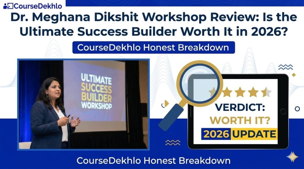 Dr. Meghana Dikshit Ultimate Success Builder Workshop Review 2026 by CourseDekhlo