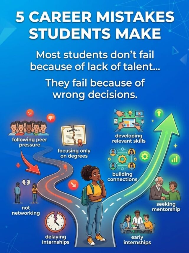 5 Career Mistakes Students Make